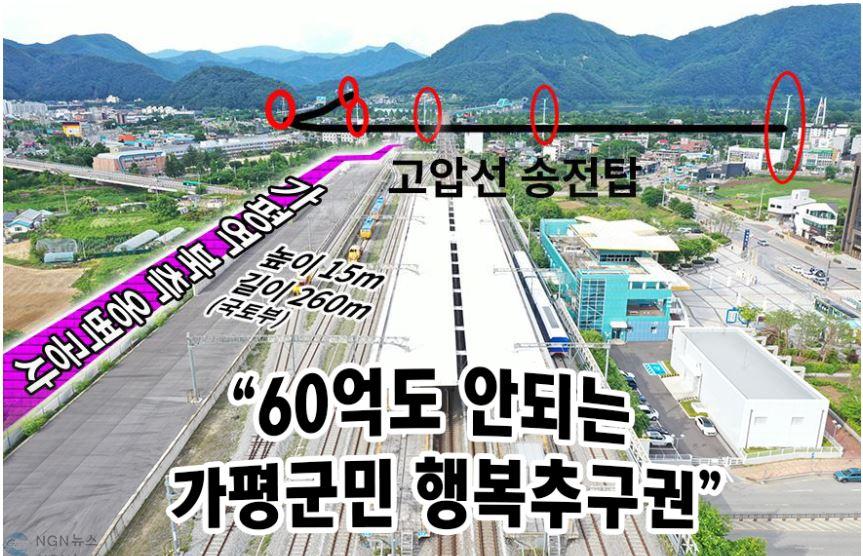 가평전철역과 송전탑.JPG