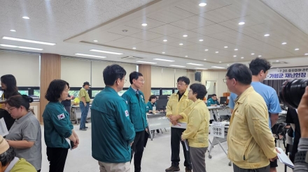 경기도-가평군, 수해 복구 위한 '재난현장 통합지원본부' 본격 가동