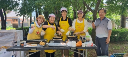 포천시 대한적십자사 영북봉사회, ‘사랑의 토스트’ 나눔 활동