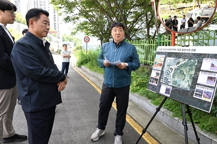 의정부시, ‘책상 아닌 현장’ 원칙으로 신곡동 생활불편 점검