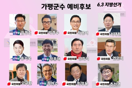 서태원 현 군수 “27% 독주인데 도전자는 12명”...가평군수 레이스, 왜 ‘과열’되나