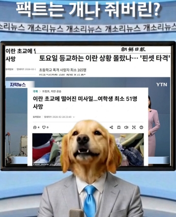 팩트는 개나 줘버린?