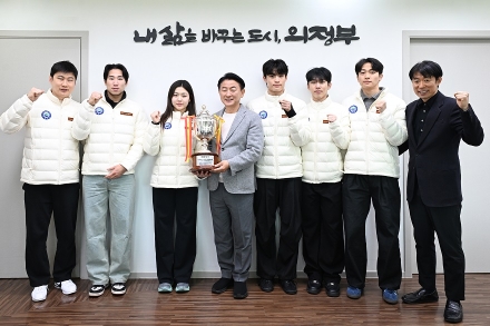 의정부시청 빙상팀, 실업빙상연맹 회장배 ‘10년 연속’ 종합우승 금자탑