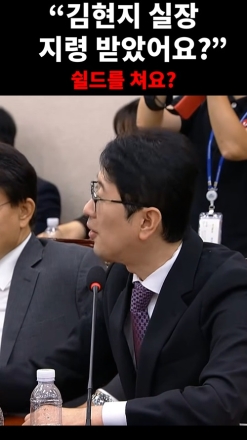"김현지 실장 지령 받았어요?"