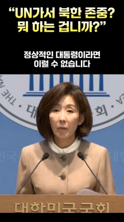 "UN가서 북한 존중? 뭐하는 겁니까?"