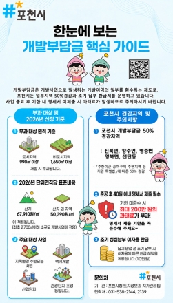포천시, 시민 이해 높이기 위한 개발부담금 제도 안내 강화