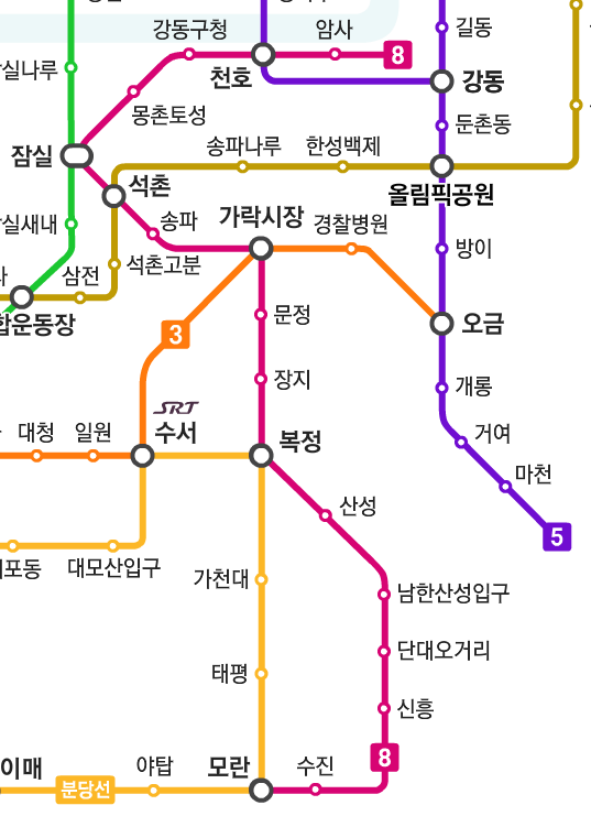 '8호선 연장사업' 의정부서 판교, 광주까지...6·1 지방선거 후보자들 너도나도 연장 검토 '요청'