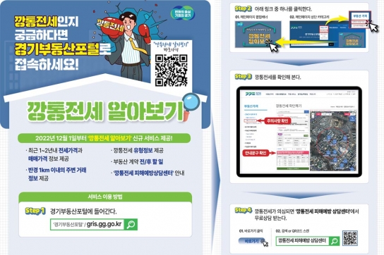 경기부동산포털, 2022년 이용건수 1억 1천800만. 깡통전세 등 부동산 정보 제공