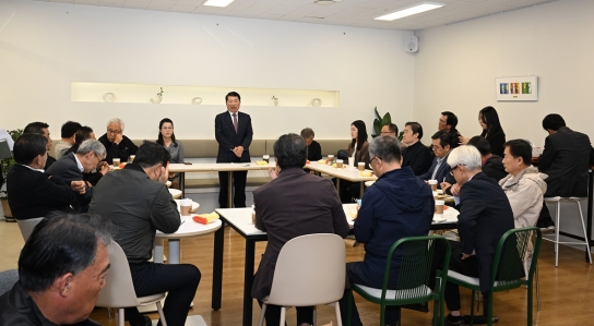 백경현 구리시장, 언론인들과 조찬 간담으로 소통