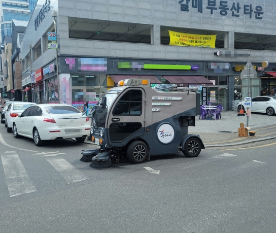 구리시 갈매동, 전기청소차 운행 개시