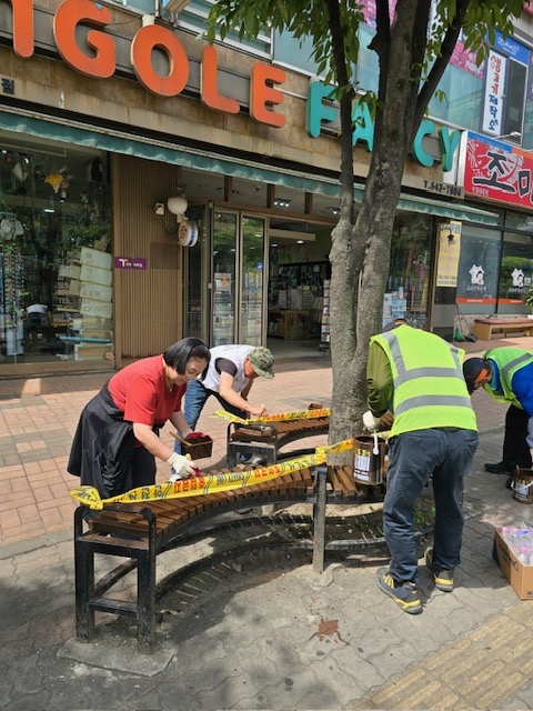 소흘읍 행정복지센터, 송우리 시내 가로경관 정비 활동