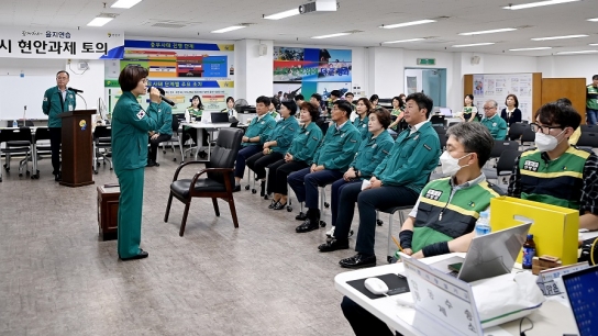 연천군의회, 을지연습 전시종합상황실 방문 격려