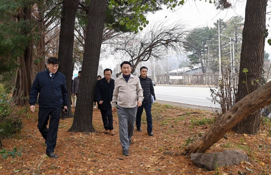 의정부시, 2025년 맨발길 사업 대상지 현장 점검