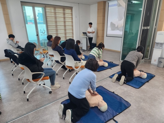가평군보건소, 심폐소생술 등 응급처치 교육 실시