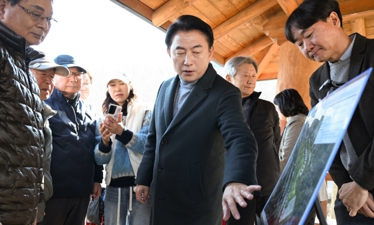 의정부시, 부용터널 상부 파크골프장 조성 본격화