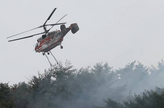 [속보 1보]대구 산불 현장서 소방 헬기 추락..'조종사 1명 탐승'생사 여부는 확인중