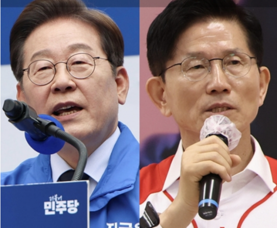 이재명 45.8% 김문수 38.8% 이준석 9.2%