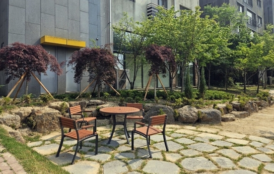 의정부시, 민락천변 유휴녹지에 쌈지공원 조성…오솔길과 정원형 쉼터 마련